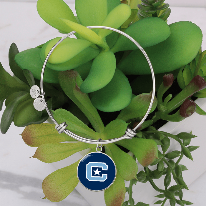 The Citadel, C - Star logo, Luxury Circle Bangle - Silver