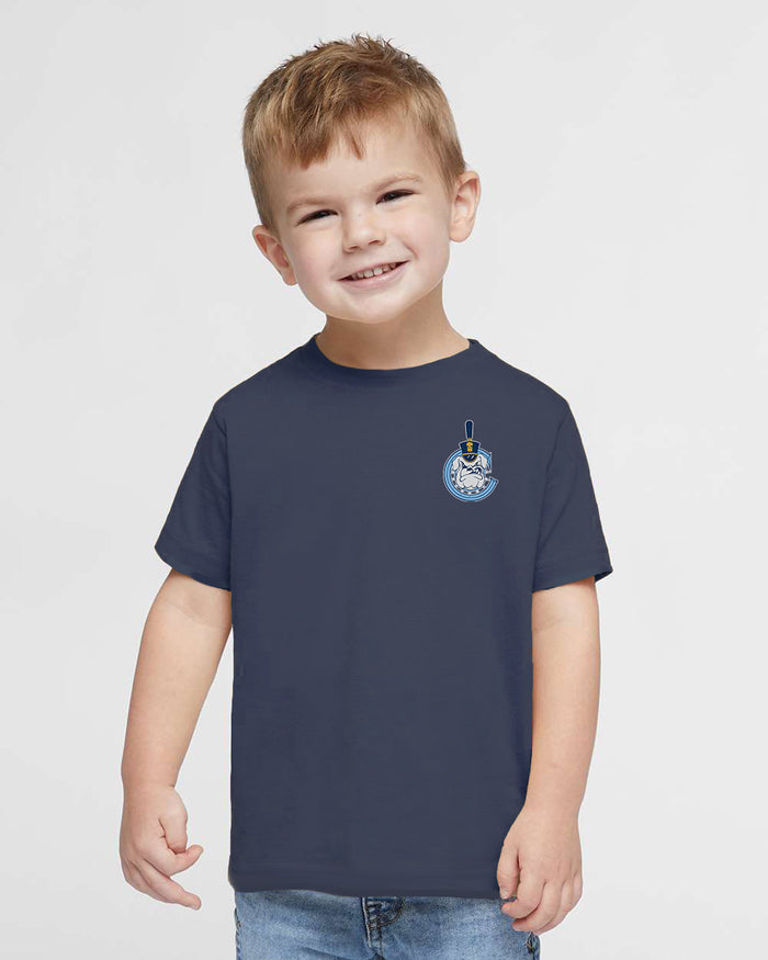 The Citadel, C Spike, Toddler Fine Jersey Tee - Navy
