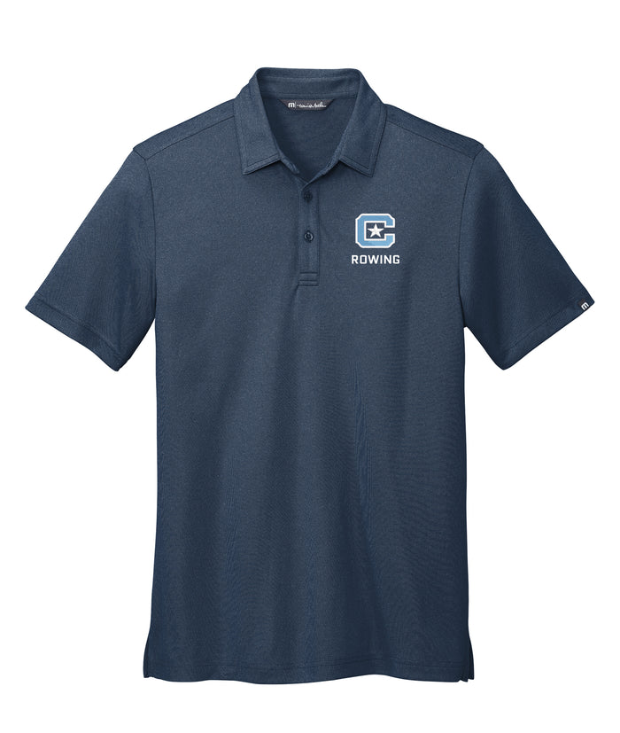 The Citadel, C Star, Club Sport - Rowing, TravisMathew Performance Polo Shirt - Navy
