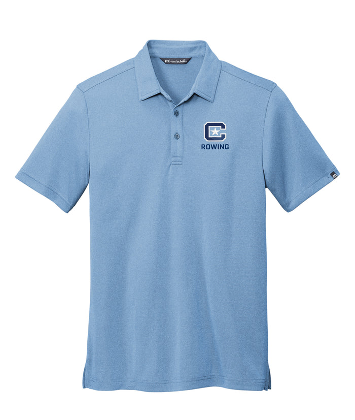 The Citadel, C Star, Club Sport - Rowing, TravisMathew Performance Polo Shirt - Brilliant Blue