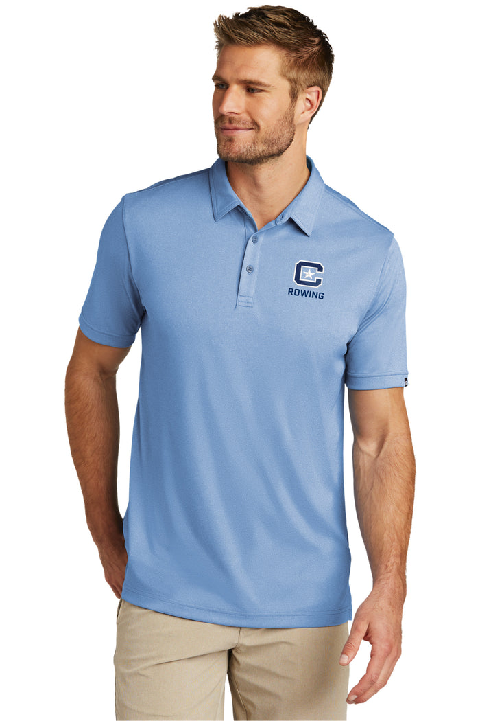 The Citadel, C Star, Club Sport - Rowing, TravisMathew Performance Polo Shirt - Brilliant Blue