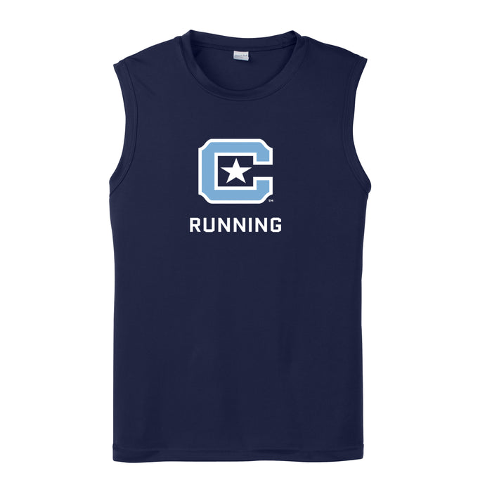 The Citadel, C Star, Club Sport - Running, Sport-Tek® Sleeveless PosiCharge® Competitor™ Tee- Navy