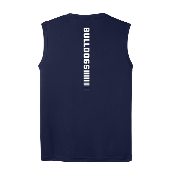 The Citadel, C Star, Club Sport - Running, Sport-Tek® Sleeveless PosiCharge® Competitor™ Tee- Navy- Back