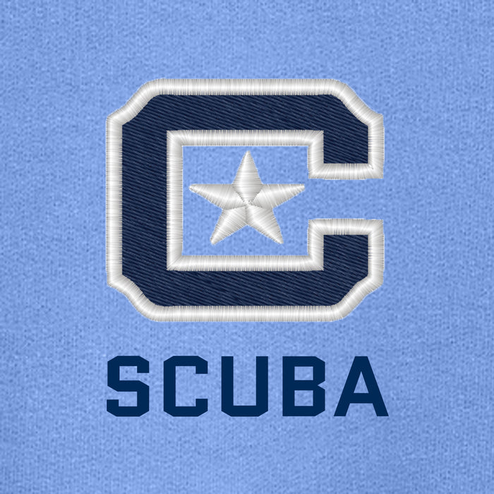 The Citadel, C Star, Club Sports - Scuba,  Heavy Blend™ Full-Zip Hooded Sweatshirt - Carolina Blue