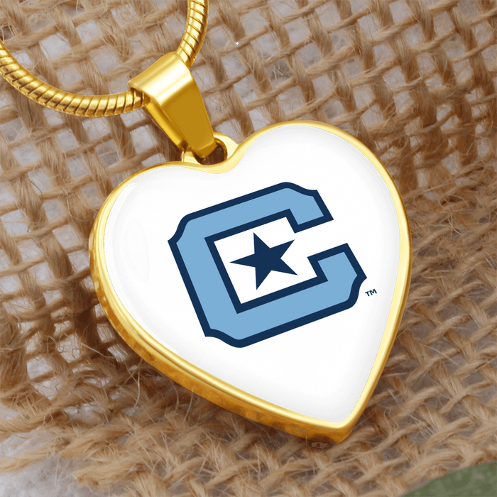 The Citadel, C Star logo, Heart Necklace - Gold
