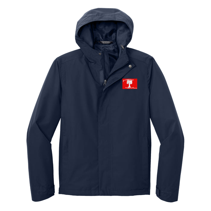 The Citadel, Citadel Club, Summerville, Port Authority® C-FREE® Rain Jacket - Navy