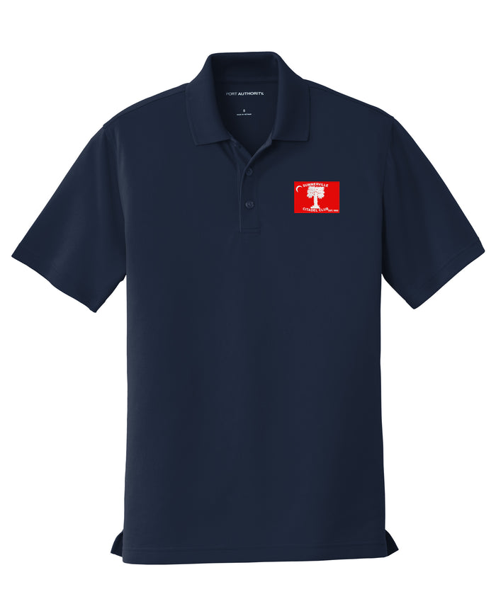 The Citadel, Citadel Club, Summerville, UV Micro-Mesh Polo Shirt - Navy