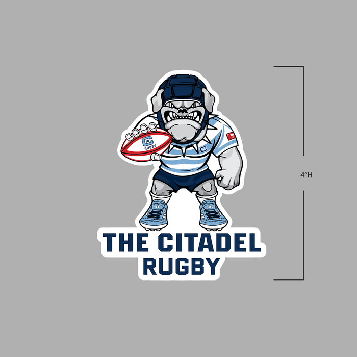 The Citadel, Club Sport - Rugby, Rugby Spike,  Sticker