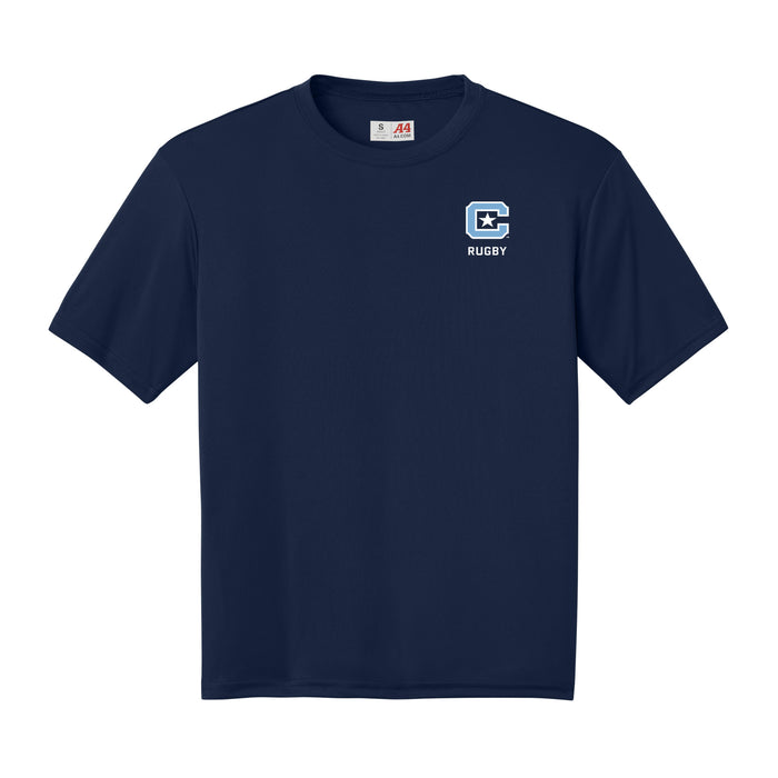 The Citadel, Club Sports - Rugby, CStar, Spike Rugby,  Performance Short Sleeve T-Shirt- Navy