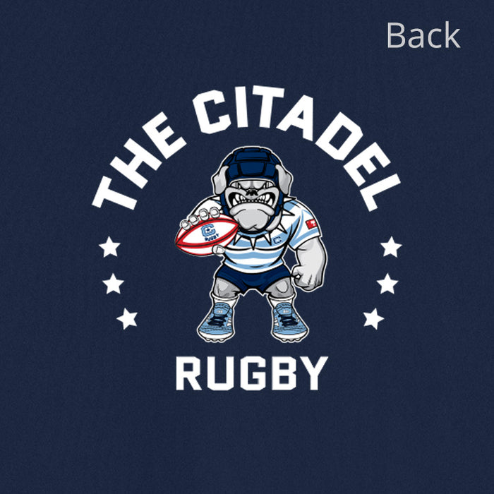 The Citadel, Club Sports - Rugby, CStar, Spike Rugby,  Performance Short Sleeve T-Shirt- Navy