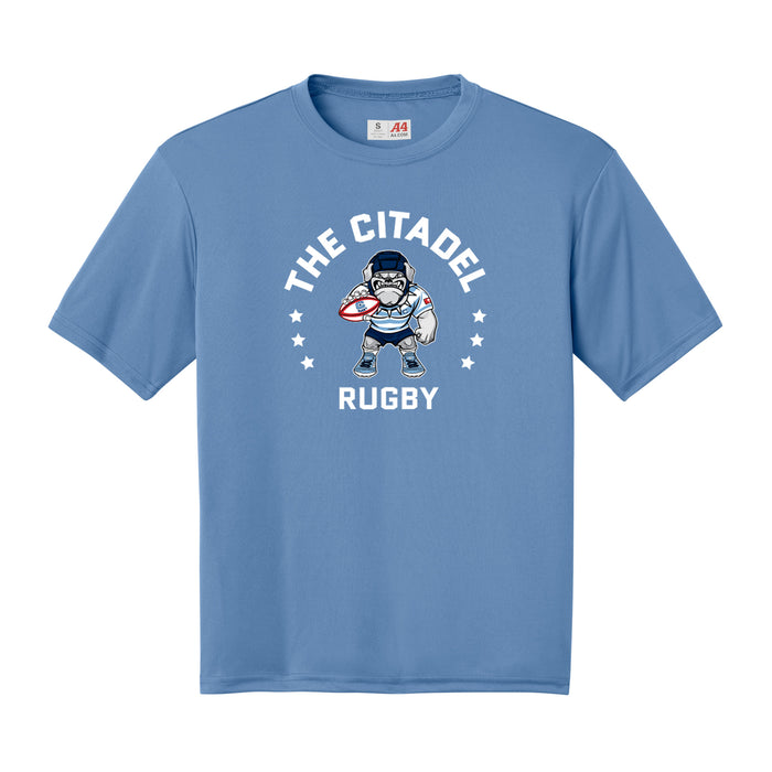 The Citadel, Club Sports - Rugby, Spike Rugby,  Performance Short Sleeve T-Shirt- Carolina Blue