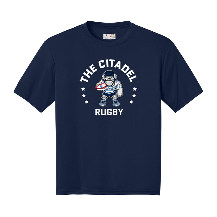 The Citadel, Club Sports - Rugby, Spike Rugby,  Performance Short Sleeve T-Shirt- Navy