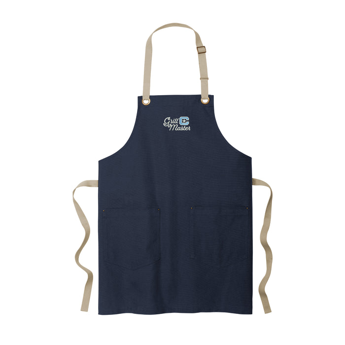 The Citadel, Grill Master, C Star, Port Authority® Canvas Full-Length Two-Pocket Apron