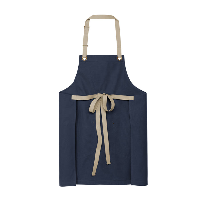 The Citadel, Grill Master, C Star, Port Authority® Canvas Full-Length Two-Pocket Apron- Back
