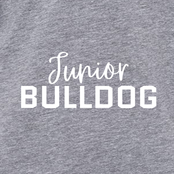 The Citadel, Junior Bulldog, Infant Fine Jersey Character Hooded Long Sleeve Bodysuit with Ears - Gray/White