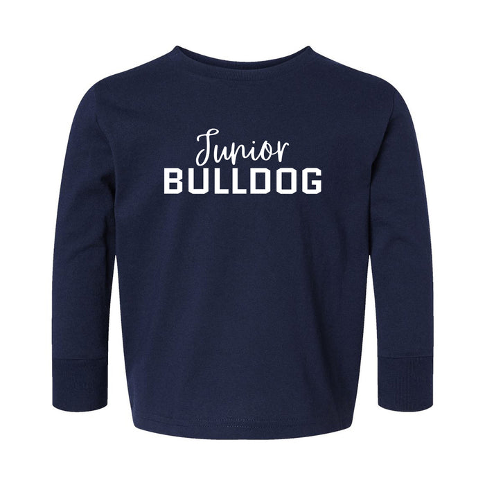 The Citadel, Junior Bulldog, Toddler Cotton Jersey Long Sleeve Tee - Navy