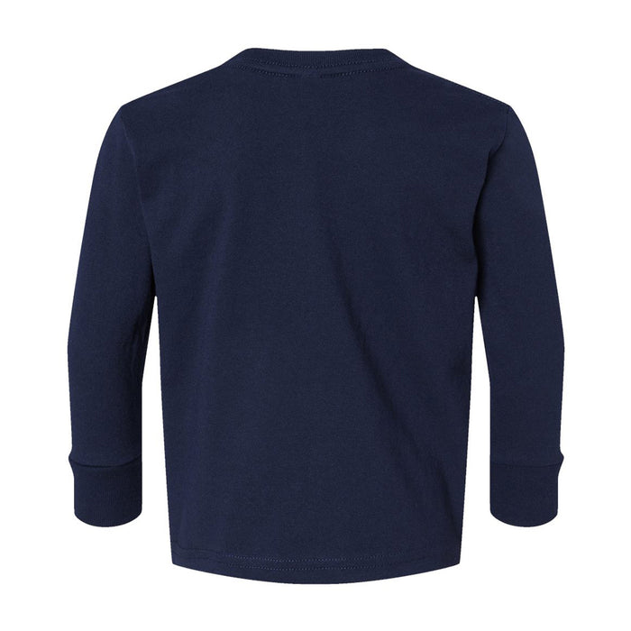 The Citadel, Junior Bulldog, Toddler Cotton Jersey Long Sleeve Tee - Navy
