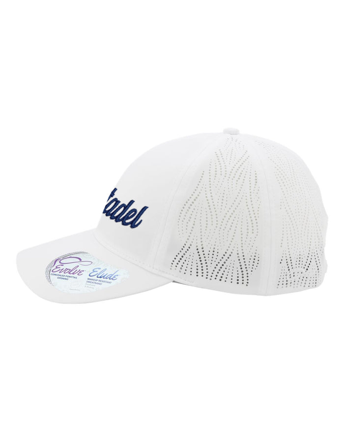 The Citadel, Script, Women's Perforated Performance Cap White
