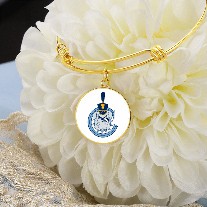 The Citadel, Spike - C logo, Luxury Circle Bangle - Gold