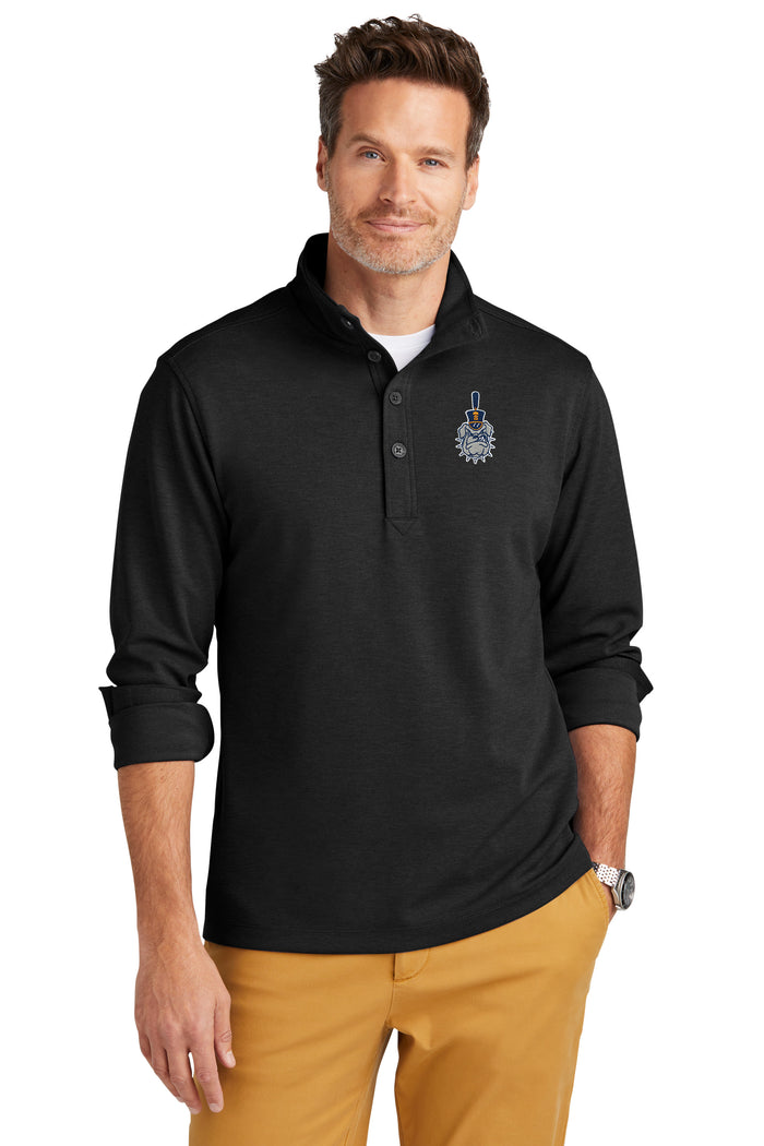 The Citadel, Spike, Brooks Brothers® Mid-Layer Stretch 1/2-Button - Black