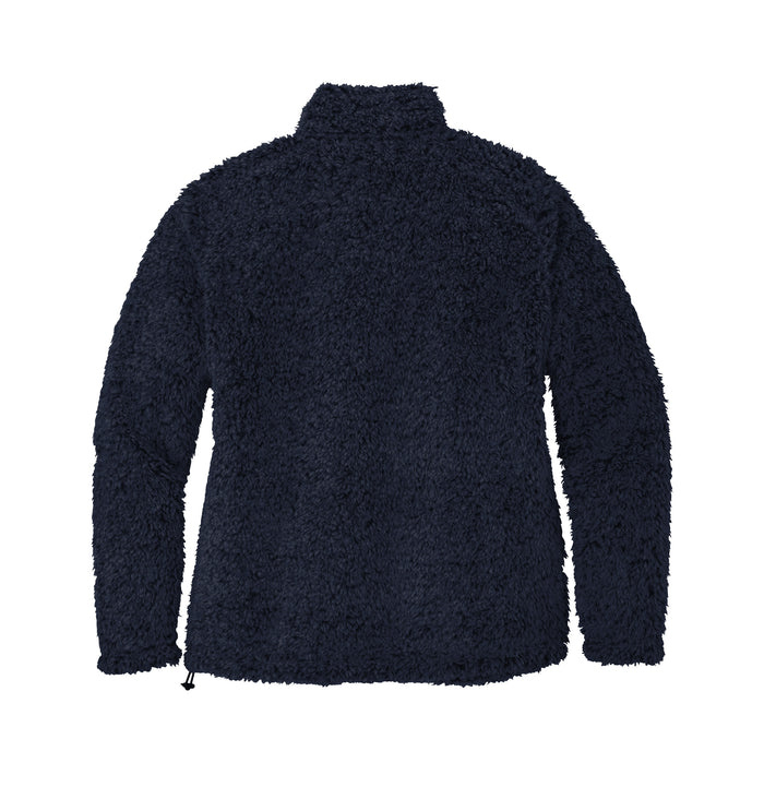 The Citadel, Spike, Navy Ladies Cozy Fleece, Full Zip Jacket- Navy