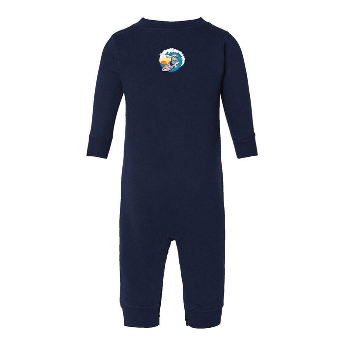 The Citadel, Spike Surfing, Infant Fleece One-Piece - Navy