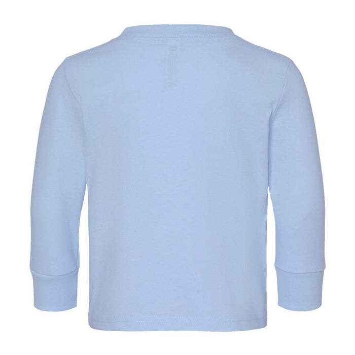 The Citadel, Spike Surfing, Toddler Cotton Jersey Long Sleeve Tee - Light Blue