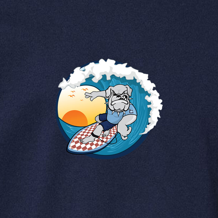 The Citadel, Spike Surfing, Toddler Cotton Jersey Long Sleeve Tee - Navy