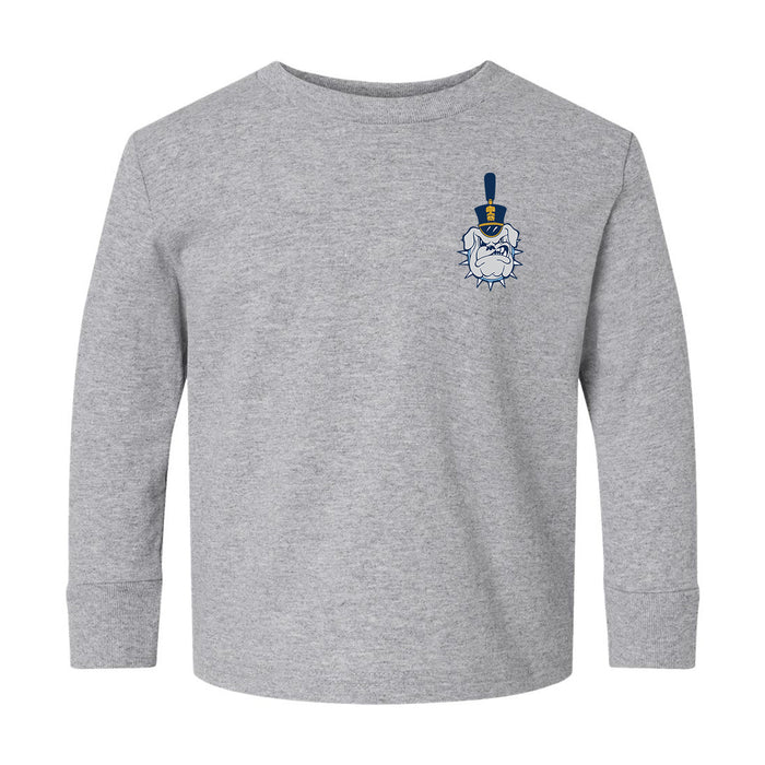 The Citadel, Spike, Toddler Cotton Jersey Long Sleeve Tee - Gray