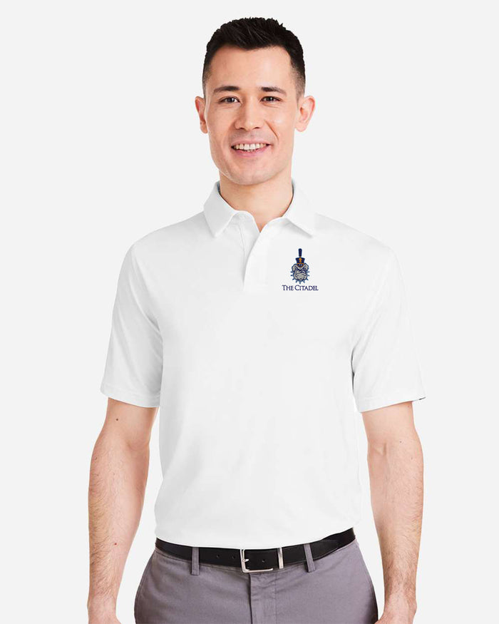 The Citadel Alumni, Spike, Under Armour Recycled Polo - White