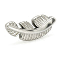 Titanium Feather Labret bar - Push fit - Pic&Mix The Body Jewellery Shop