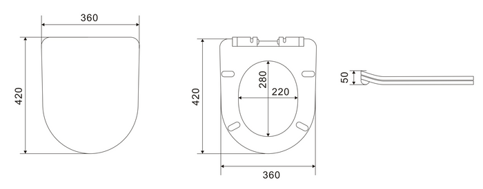 Toilet Cover For KDK022, 022R, 025, 023, 105T