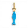 Turquoise Fish Charm