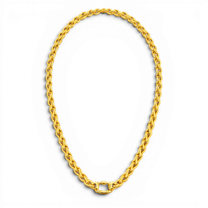 Vanessa Gold Plated Brass 36 Inch Chain