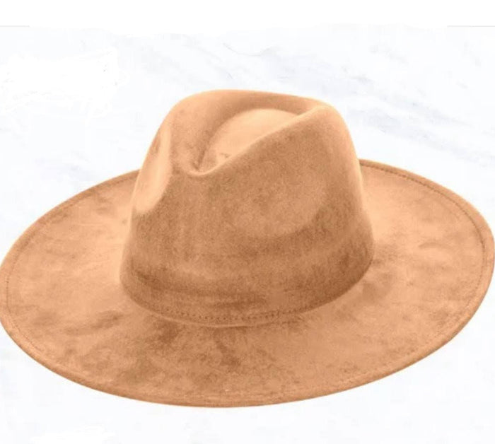 Bone suede hat band with a turquoise-look slab, additional view