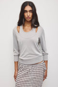 Model is 5’8” and is wearing a size XS.