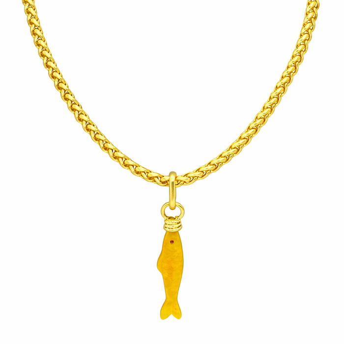 Yellow Fish Charm